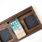 Docking Station with Accessory Storage (1 Wireless Charger)