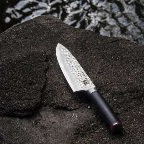 Kotai Gyuto // 8" Chef Knife // Hammered Blade