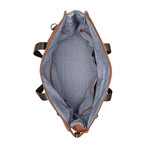 Lincoln Fold Over Duffle // Chestnut