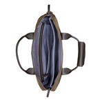 Lincoln Slim Zip Top Tote // Gray