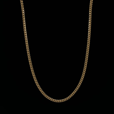 Solid 18K Yellow Gold Miami Cuban Chain Necklace // 3.5mm (20" // 19.9g)