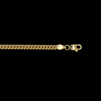 Solid 18K Yellow Gold Miami Cuban Chain Bracelet // 3.5mm
