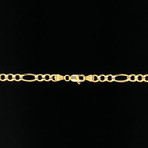 Solid 18K Gold Figaro Chain Necklace // 4.5mm // Yellow (20" // 14.8g)