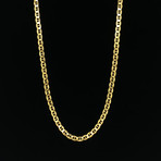 3.5mm Mariner Chain Necklace // 10K Yellow Gold (20")