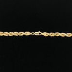 Hollow 18K Gold Rope Chain Necklace // 5mm // Yellow (20" // 10.4g)