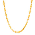 Curb Chain Necklace // Yellow Gold Plated