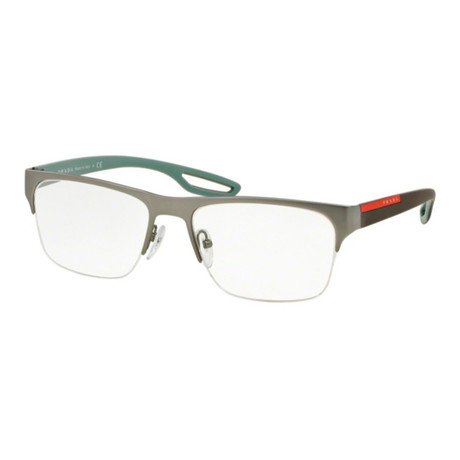 Prada // Unisex Rectangle Eyeglasses // Green