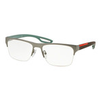 Prada // Unisex Rectangle Eyeglasses // Green