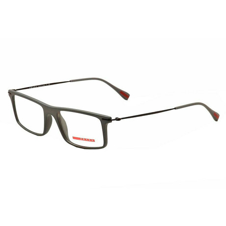 Prada // Men's Rectangle Eyeglasses // Dark Gray