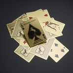 Golden Goat // Metal Playing Cards