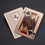 Copper Unicorn // Metal Playing Cards