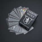 Carbon Fiber Wolf // Carbon Fiber Playing Cards