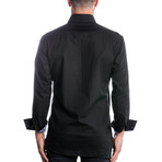 Stefano Dress Shirt // Black (XL)