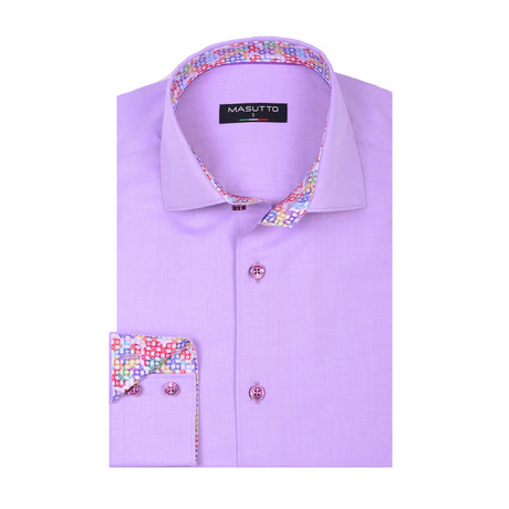 Jorden Long Sleeve Shirt // Purple (XS)