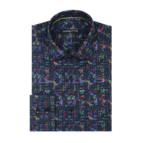 Xavi Long Sleeve Shirt // Multicolor (XS)