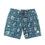 Stories From The East Board Shorts // Navy (30)