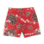 Old School Reyn's Board Shorts // Cherry (30)
