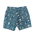 Stories From The East Board Shorts // Navy (30)