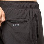 18" Nomad 4-Way Stretch Swim Trunks // Black (M)