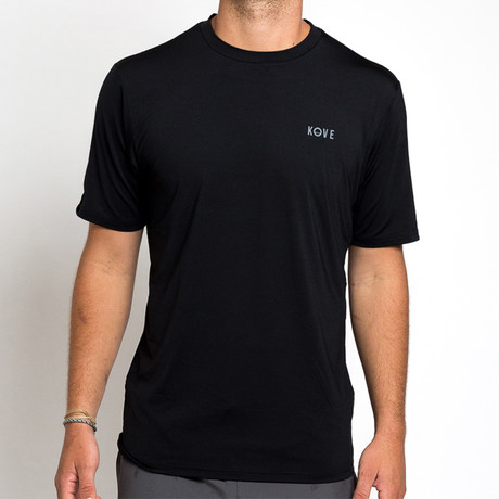 UPF50 Drifter 4-Way Stretch Swim Shirt // Black (S)