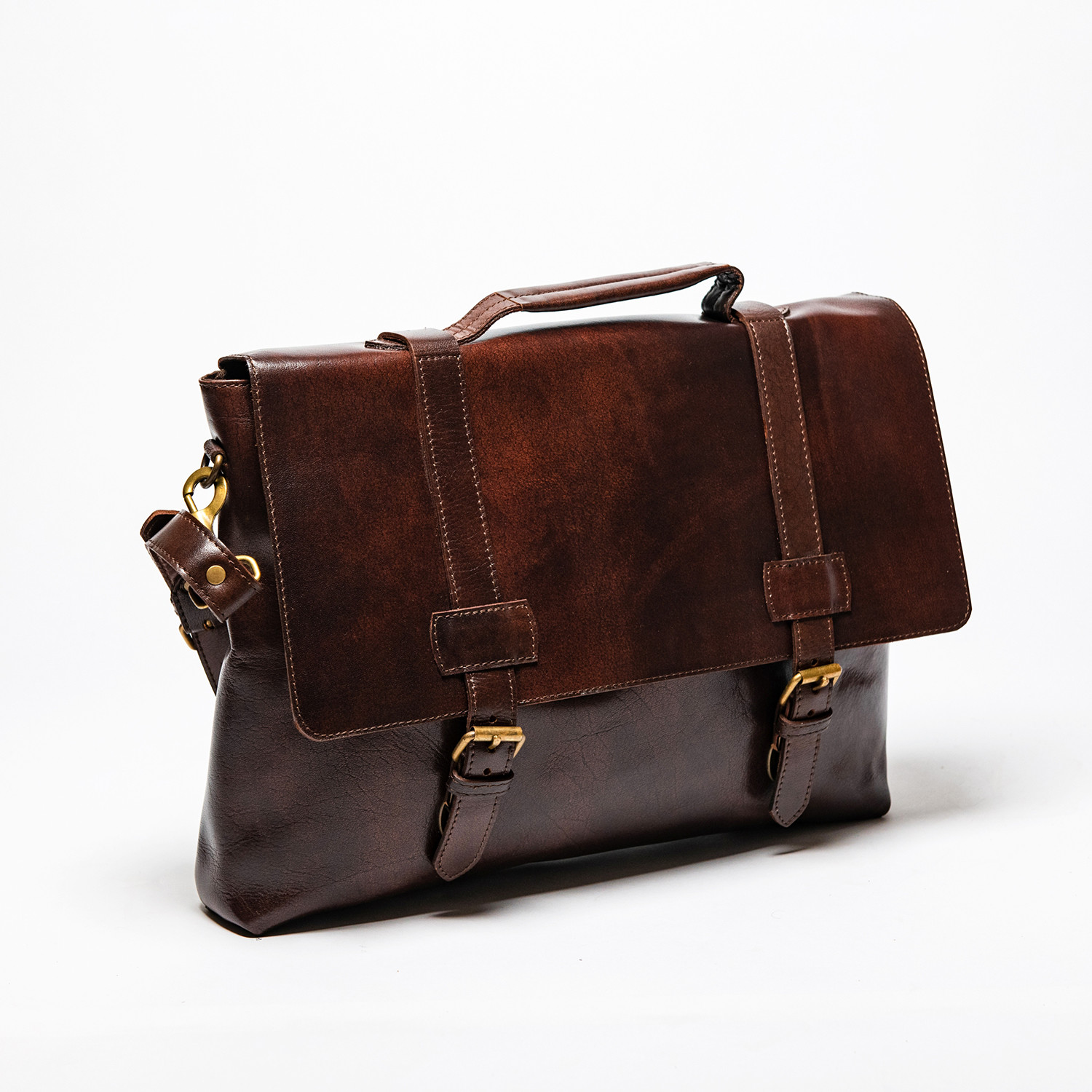 Urban Leather Messenger Bag // Antique Brown - HIDES Canada PERMANENT ...