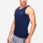 Aero Mesh Tank // Navy (S)