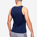 Aero Mesh Tank // Navy (XS)