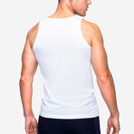 Aero Mesh Tank // White (L)