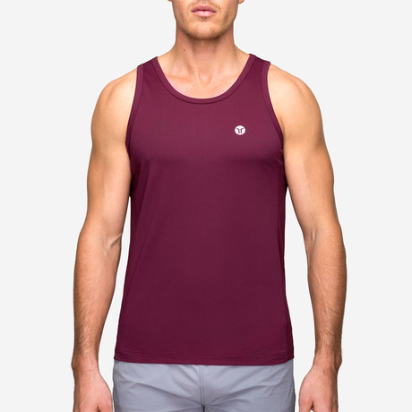 Aero Tank // Red Wine (XS)