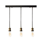 Jemma Vintage Bulb Pendant // 3 Light