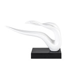 Sagitta Abstract Sculpture // White