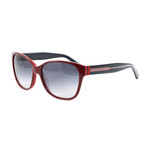 Marc by Marc Jacobs // MMJ387S-0FLX Sunglasses // Burgundy + Orange