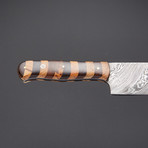 Damascus Wood Knife // EM-108