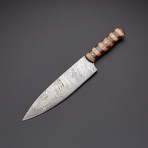 Damascus Wood Knife // EM-108