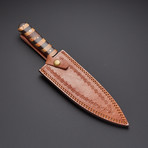 Damascus Wood Knife // EM-108