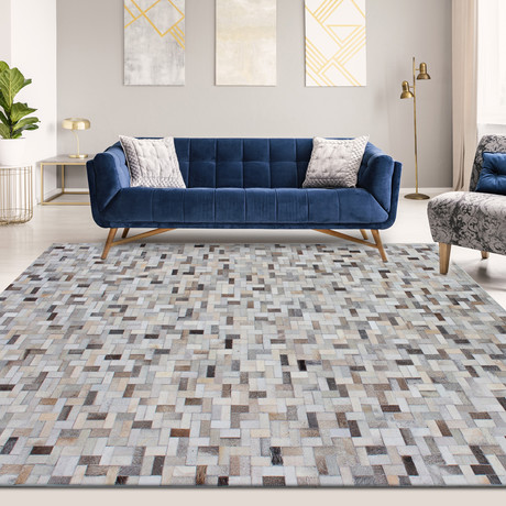 Sara Patchwork Cowhide // 5'2" x 8'0"