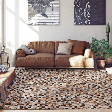 Julietta Patchwork Cowhide // 5'5" x 7'5"