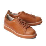Brunello Cucinelli // Leather Sneaker // Brown (Euro: 40)