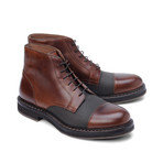 Leather Lace-Up Boot // Brown (Euro: 43)