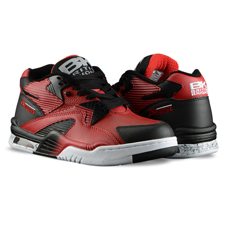 Control Mid Sneaker // Mars Red + Black + White (US: 12.5)