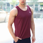 Aero Tank // Red Wine (S)