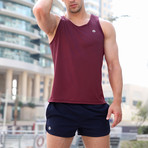 Aero Tank // Red Wine (M)