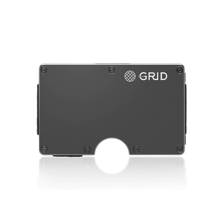 GRID Wallet // Gunmetal Aluminum