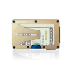 GRID Wallet // Gold Aluminum