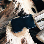 GRID Wallet // Black Aluminum