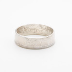 Silver State Quarter Coin Ring // Illinois // Polished Silver (Ring Size: 7)
