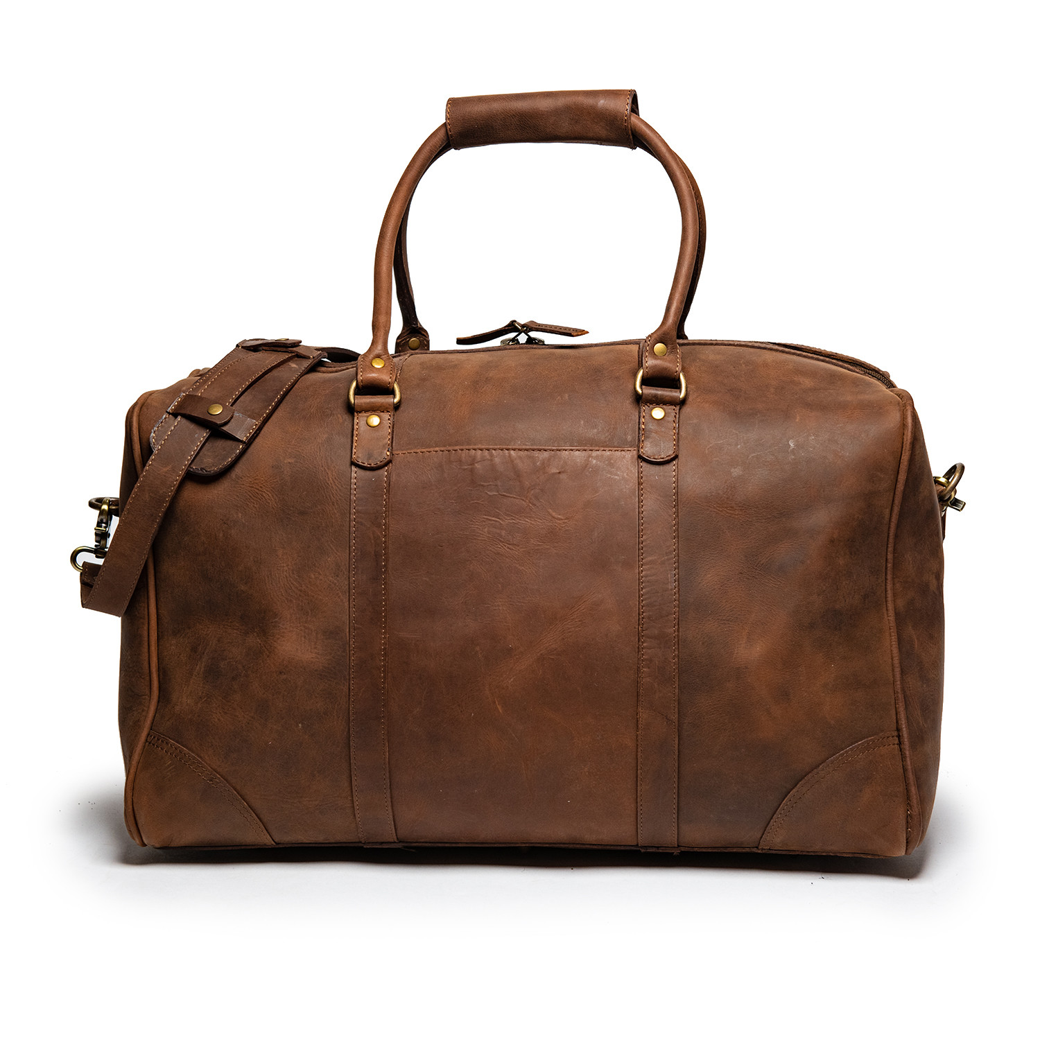 Medium Tourist Leather Duffel Bag // Distressed - HIDES Canada - Touch of Modern