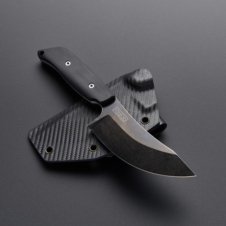 DLC Hunter // CPM 3V High Carbon Steel (Plain Kydex Sheath)