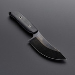 DLC Hunter // CPM 3V High Carbon Steel (Plain Kydex Sheath)