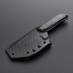 DLC Hunter // CPM 3V High Carbon Steel (Plain Kydex Sheath)